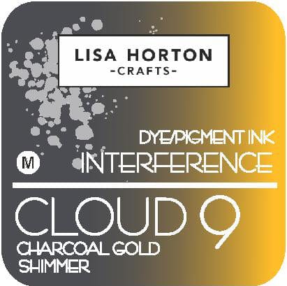 Lisa Horton Crafts - Charcoal Gold Shimmer Blending Ink - Reinker