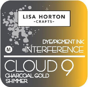 Lisa Horton Crafts - Charcoal Gold Shimmer Blending Ink - Reinker