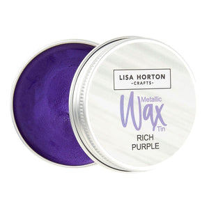 Lisa Horton Crafts Water Based Wax Tin - Rich Purple #266