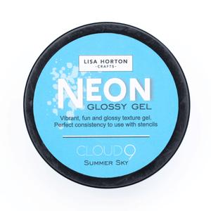 Lisa Horton Crafts Neon Glossy Gel - Summer Sky