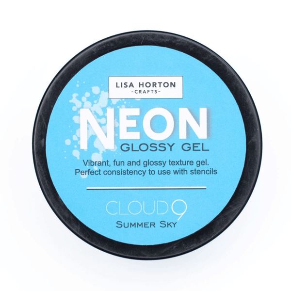 Lisa Horton Crafts Neon Glossy Gel - Summer Sky