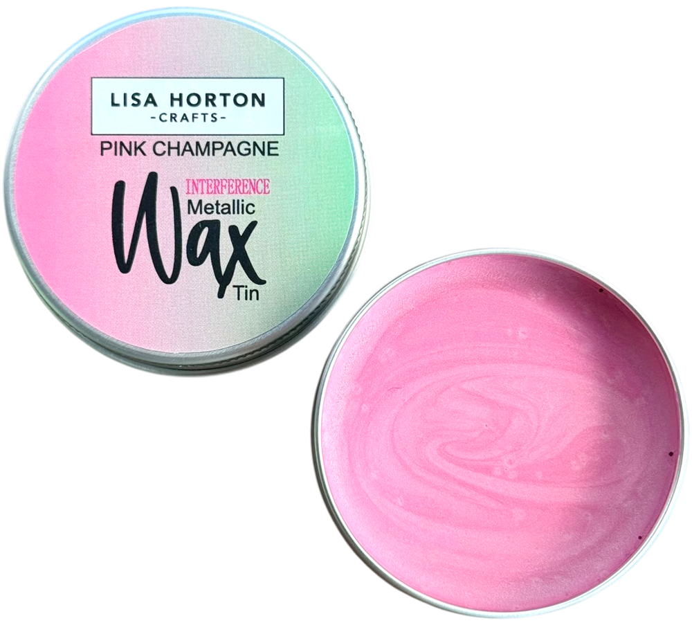 Lisa Horton Crafts Interference Water Based Wax Tin - Pink Champagne