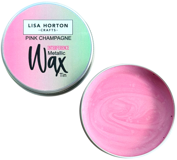 Lisa Horton Crafts Interference Water Based Wax Tin - Pink Champagne