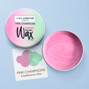 Lisa Horton Crafts Interference Water Based Wax Tin - Pink Champagne
