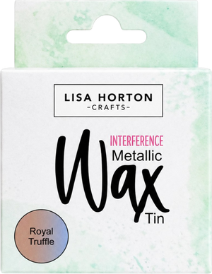 Lisa Horton Crafts Interference Water Based Wax Tin - Royal Truffle
