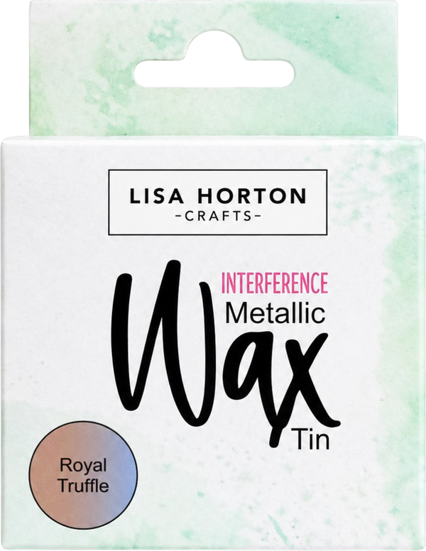 Lisa Horton Crafts Interference Water Based Wax Tin - Royal Truffle