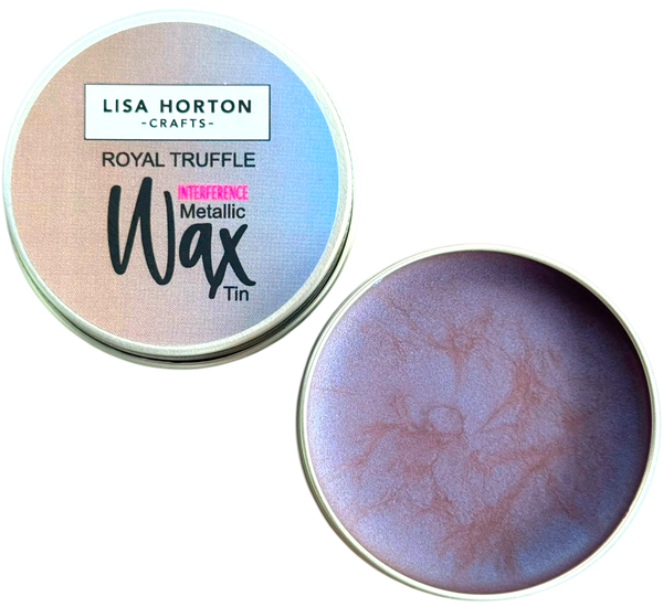 Lisa Horton Crafts Interference Water Based Wax Tin - Royal Truffle
