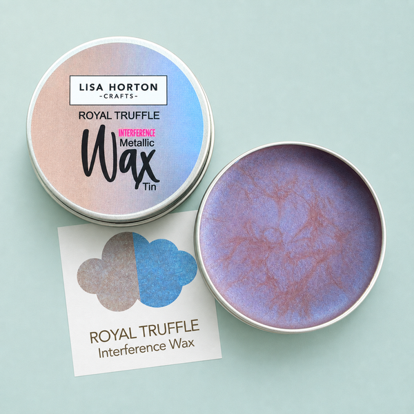 Lisa Horton Crafts Interference Water Based Wax Tin - Royal Truffle