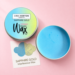 Lisa Horton Crafts Interference Water Based Wax Tin - Sapphire Gold