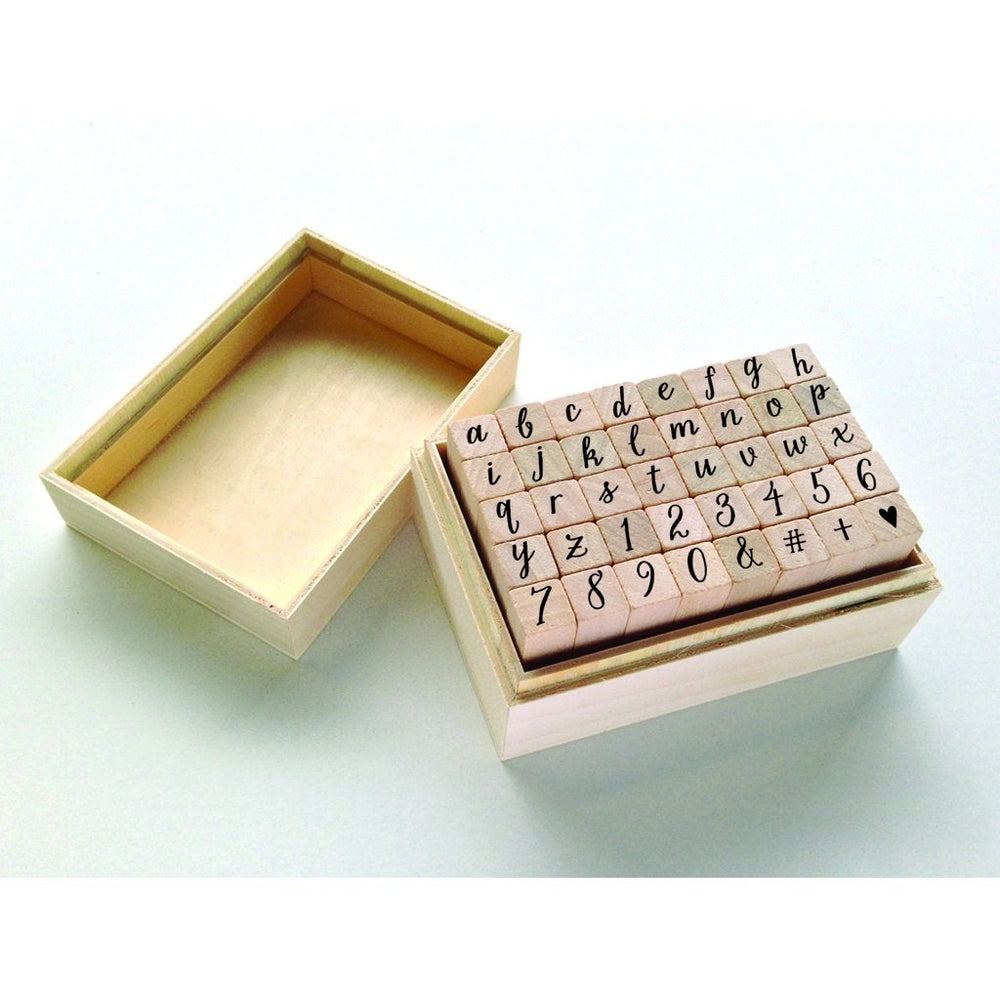 Hero Arts Casual Letters & Numbers Wood Stamps
