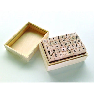 Hero Arts Casual Letters & Numbers Wood Stamps