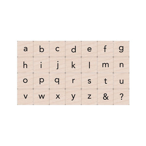 Hero Arts Essential Letters Wood Ink 'n Stamp Set