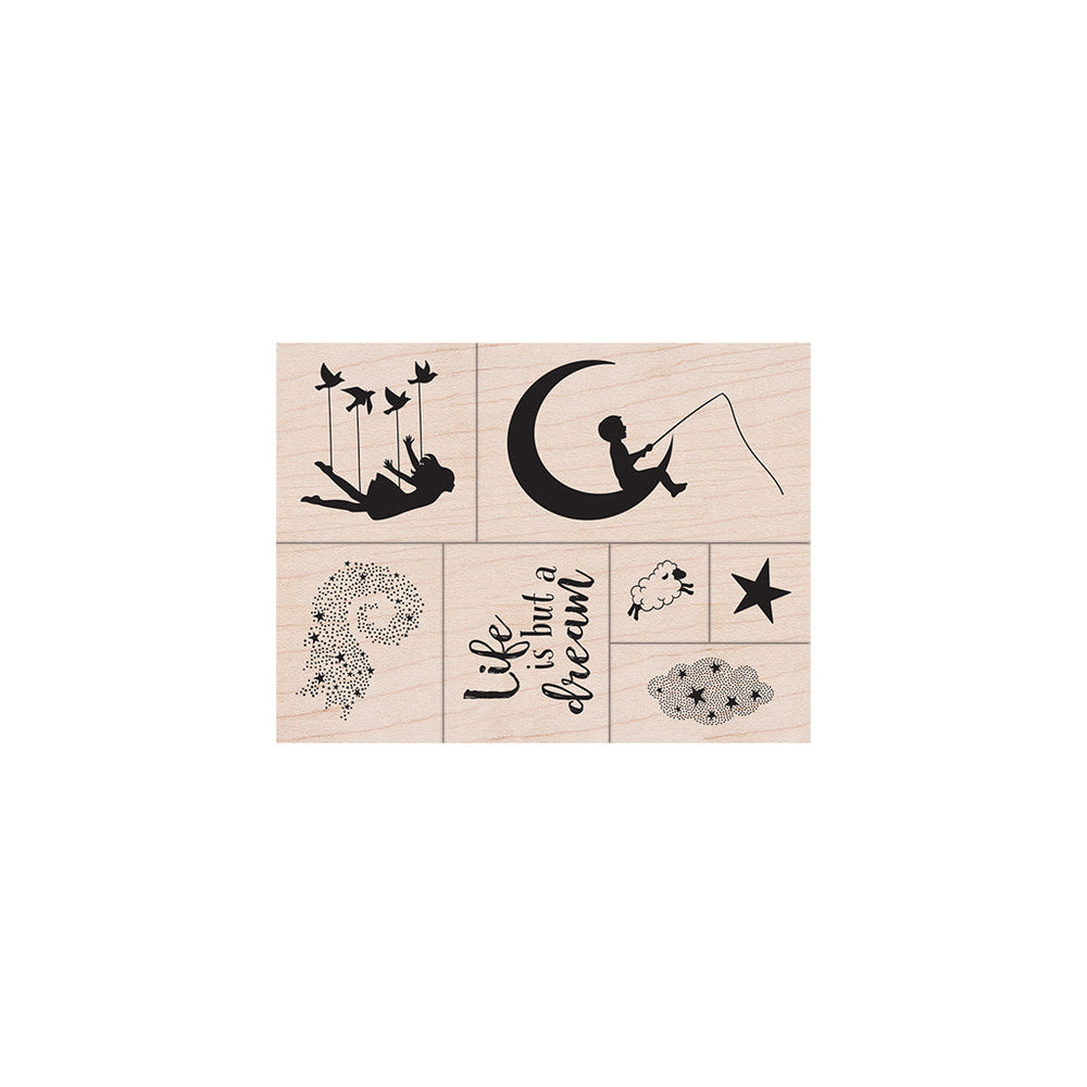 Hero Arts Life is but a Dream Set Wood Stamps