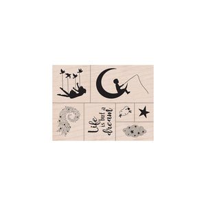 Hero Arts Life is but a Dream Set Wood Stamps