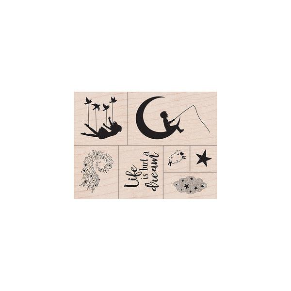 Hero Arts Life is but a Dream Set Wood Stamps