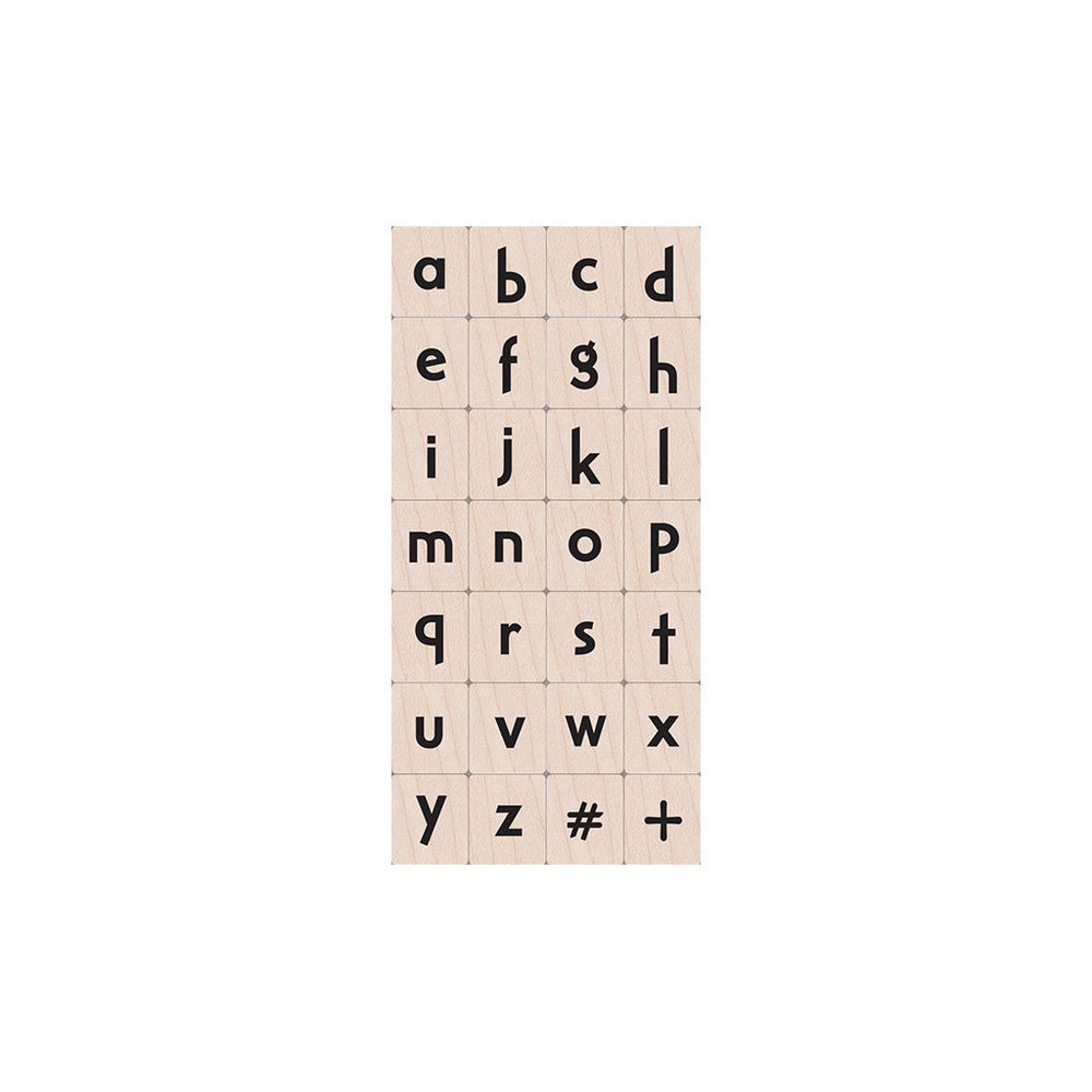 Hero Arts Lowercase Craft Letter Set Wood Stamps