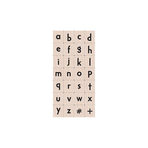 Hero Arts Lowercase Craft Letter Set Wood Stamps