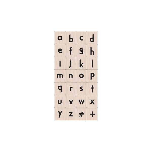 Hero Arts Lowercase Craft Letter Set Wood Stamps