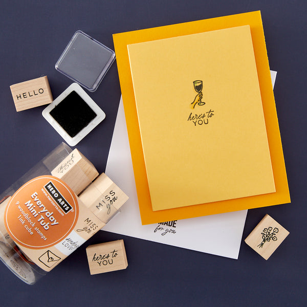 Hero Arts Everyday Mini Tub Woodblock Stamps
