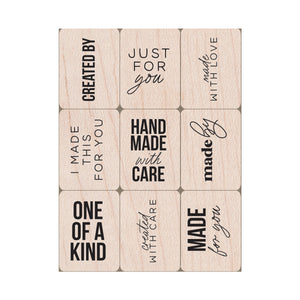 Hero Arts Handmade Mini Tub Woodblock Stamps