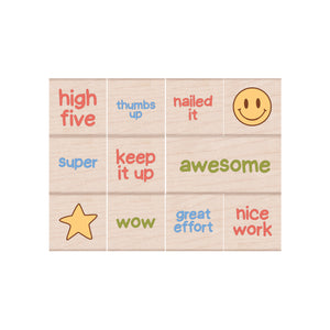 Hero Arts Gold Star Woodblock Stamp Set