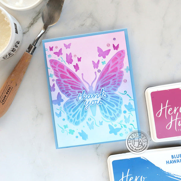 Hero Arts Butterflies Layering Stencils