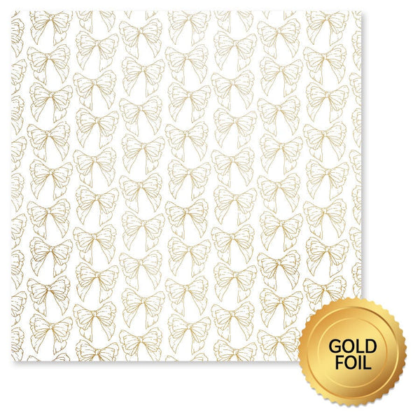 Paper Rose - Gold Foil Lavender & Roses 12x12 Deluxe Paper Collection