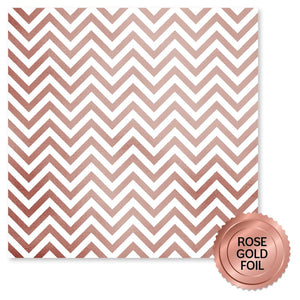 Paper Rose - Rose Gold Foil Lavender & Roses 12x12 Deluxe Paper Collection