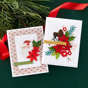 In the Pines Embossing Folder from the Make It Merry Collection