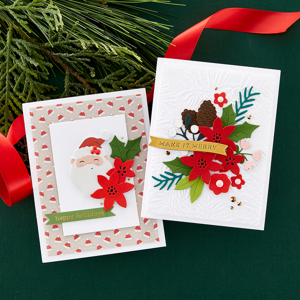 In the Pines Embossing Folder from the Make It Merry Collection
