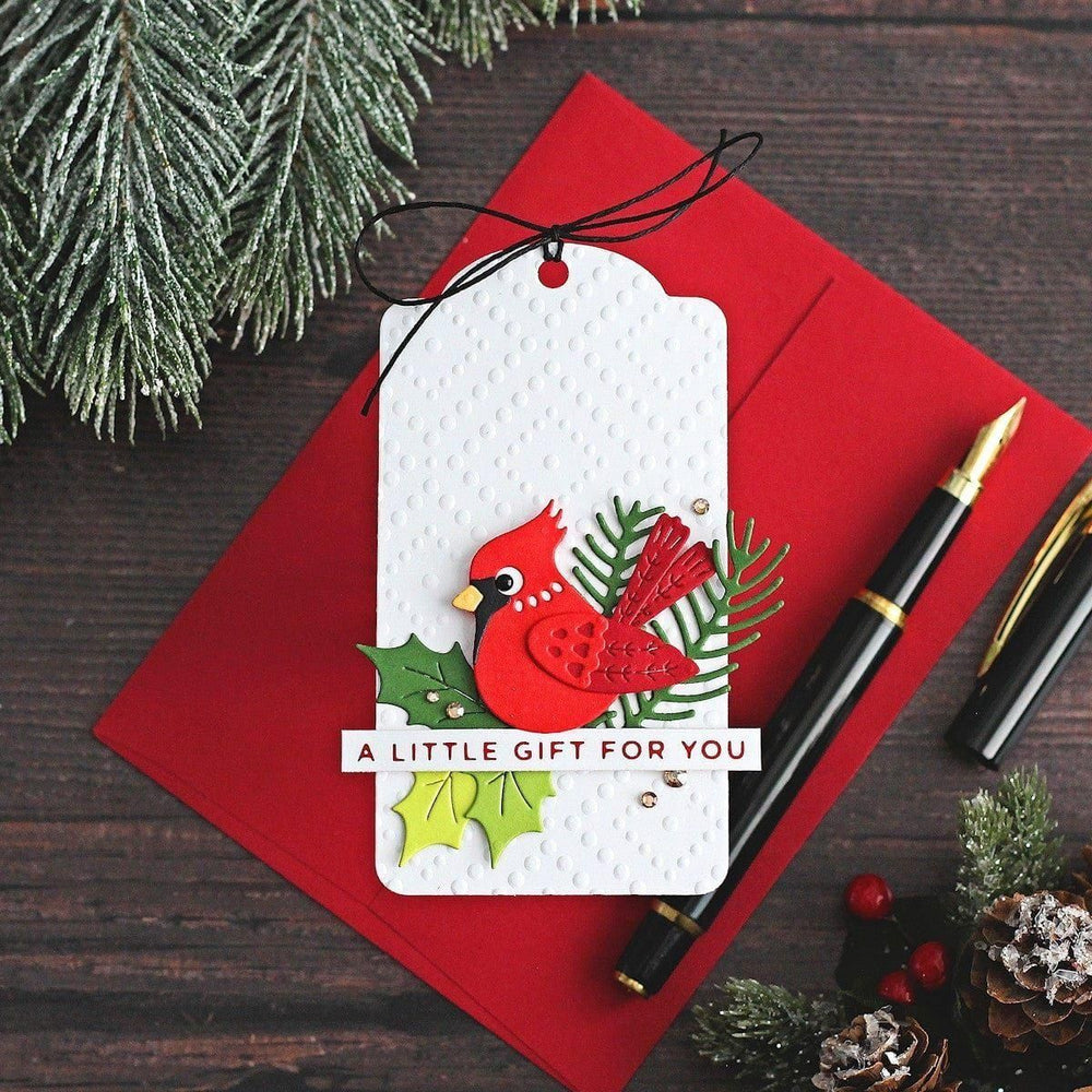 Tweet Cardinal Etched Dies from the Celebrate the Season Collection