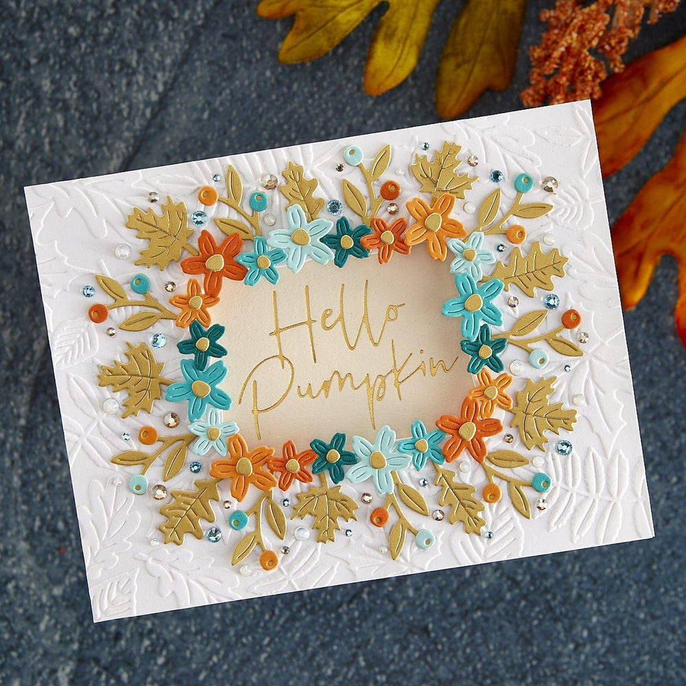 Falling Leaves Embossing Folder from the Fall Traditions Collection