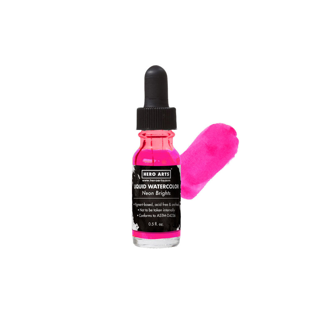 Hero Arts  Neon Brights Pink Liquid Watercolor