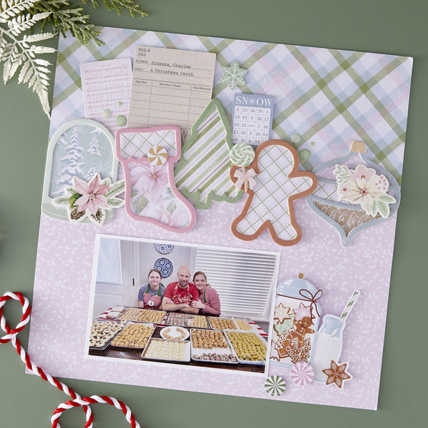 Rosie's Studio Peppermint Twist Chipboard Frames & Corners
