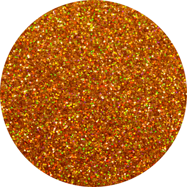 Art Glitter Quasar Orange Glitter 1/2 Oz.