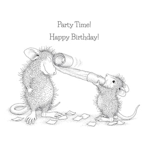 Party Time! Cling Rubber Stamp Set from the House-Mouse Everyday Collection