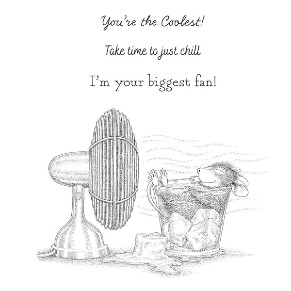 Stay Cool Cling Rubber Stamp Set from the House-Mouse Summer Fun Collection