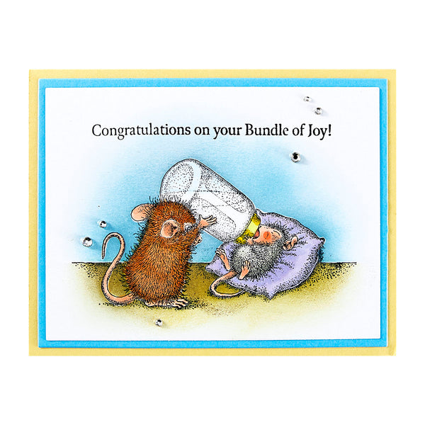House-Mouse Bundle of Joy Cling Rubber Stamp Set