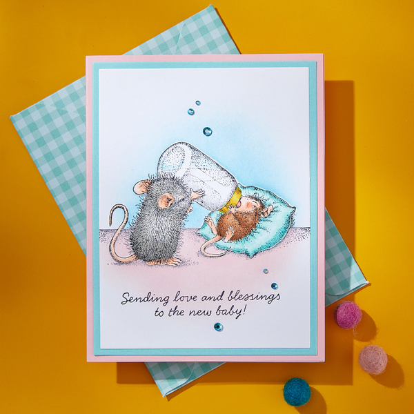 House-Mouse Bundle of Joy Cling Rubber Stamp Set