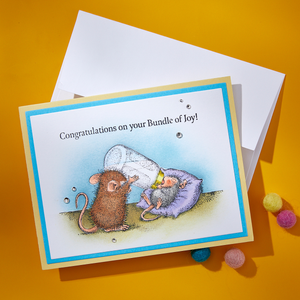 House-Mouse Bundle of Joy Cling Rubber Stamp Set