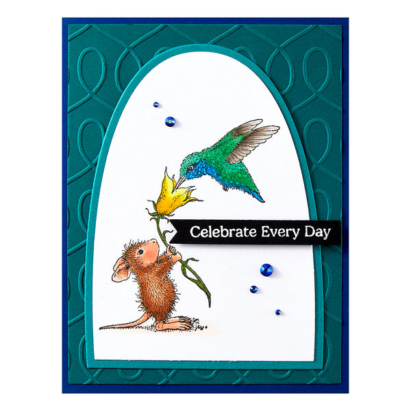 Sweet Nectar Cling Rubber Stamp Set from the House-Mouse Rare Bloom Collection