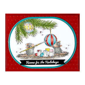 Unwrapping Memories Cling Rubber Stamp Set from the House-Mouse Tree-mendous Christmas Collection