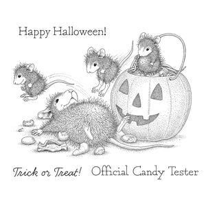 Trick or Treat! Cling Rubber Stamp Set from the House-Mouse Tree-mendous Christmas Collection