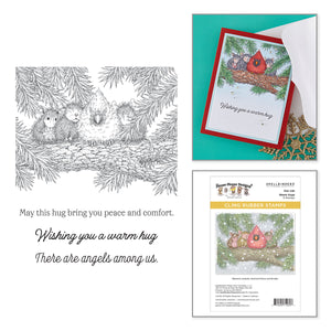 House-Mouse Warm Hugs Cling Rubber Stamp Set