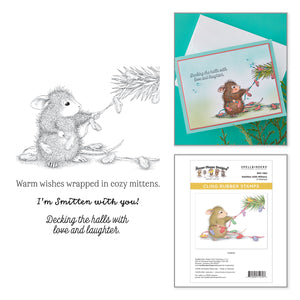 House-Mouse Smitten with Mittens Cling Rubber Stamp Set