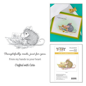 House-Mouse Handmade Greetings Cling Rubber Stamp Set