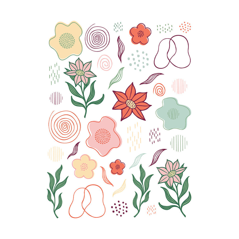 Hero Arts Flowers and Swirls Hero Transfers