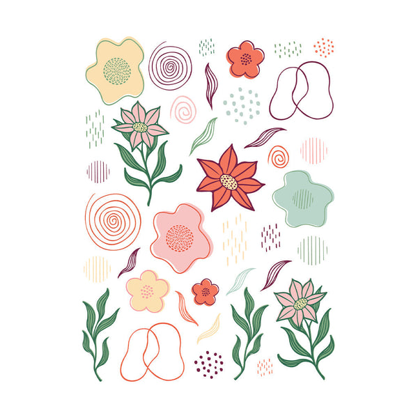 Hero Arts Flowers and Swirls Hero Transfers