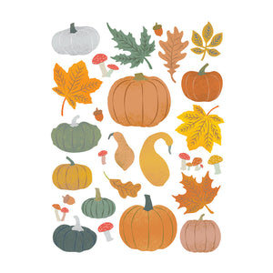 Hero Arts Pumpkin & Leaves Hero Transfers