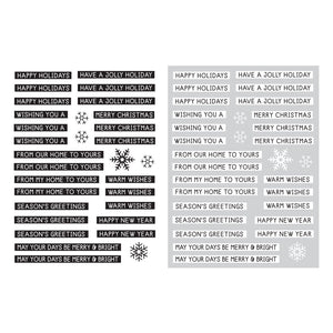 Hero Arts Holiday Message Strips Hero Transfers